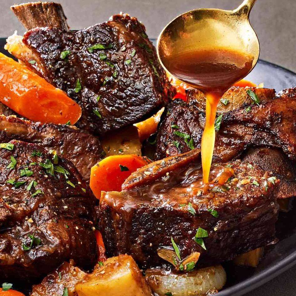 Balsamic and Brown Sugar Short Ribs Fall Right off the Bone