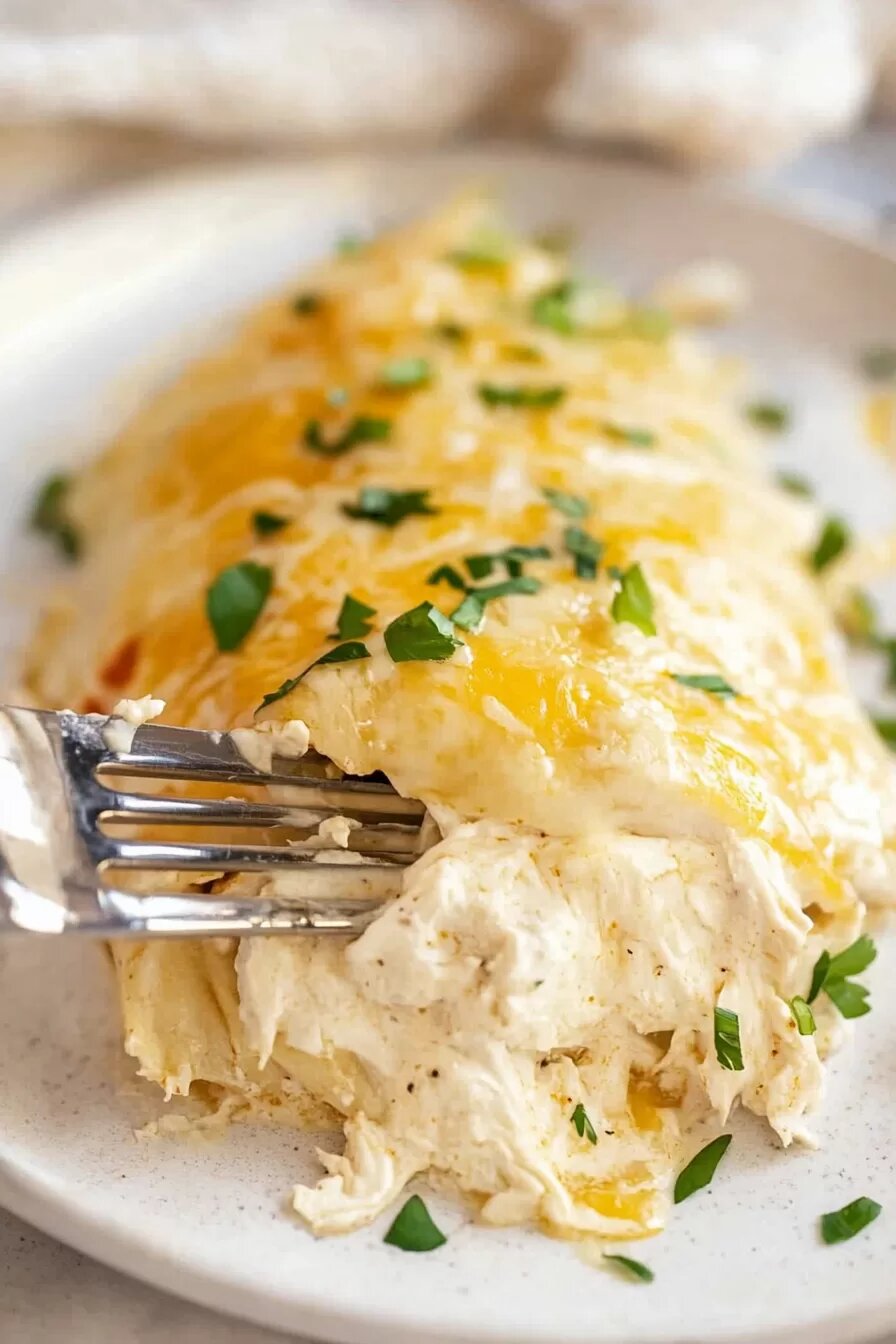 Sour Cream Chicken Enchilada Casserole