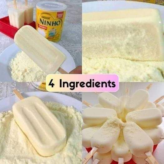 Homemade Popsicle Recipe: 4 Ingredients and Very Easy to Make