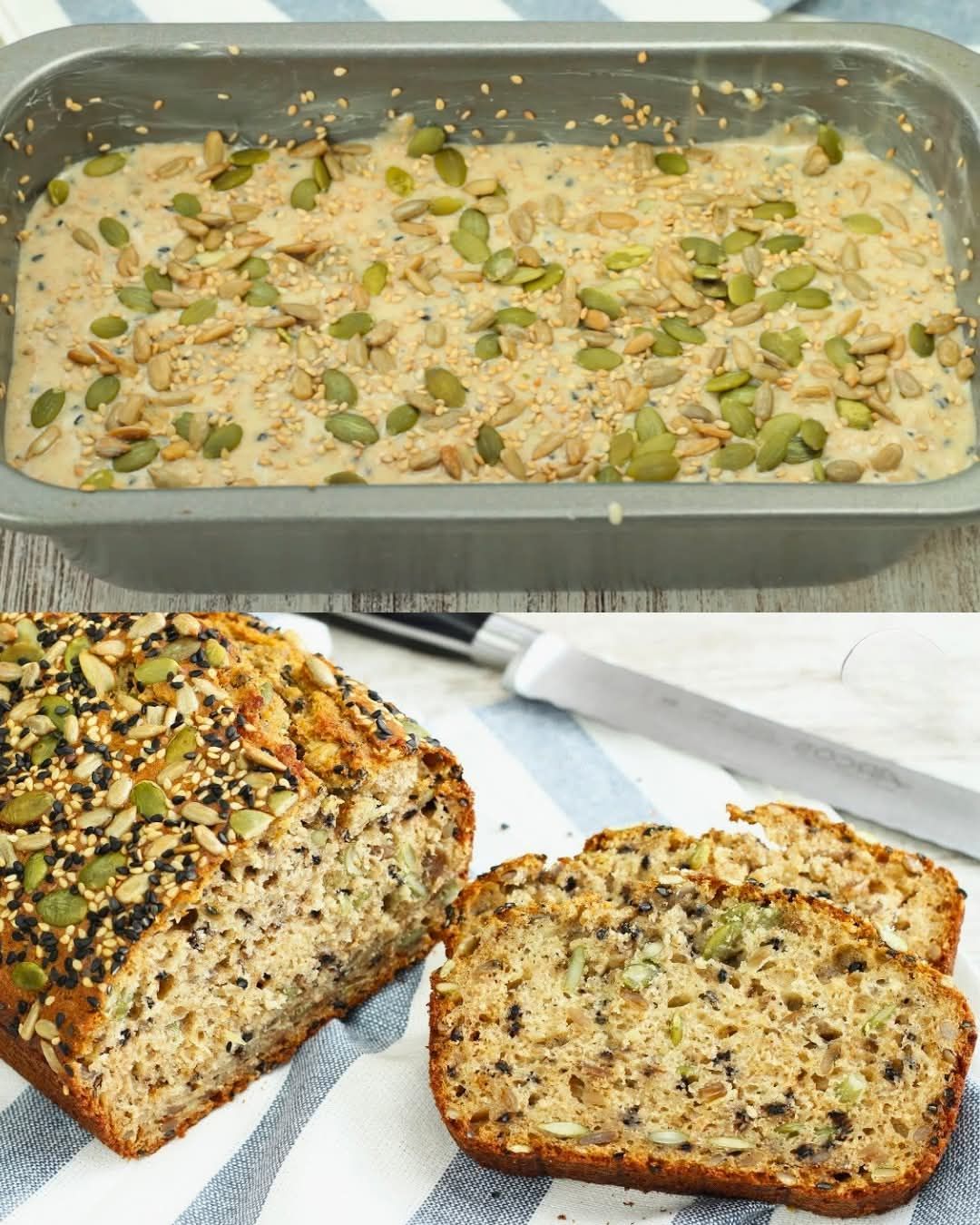 No-Knead Multi-Seed Bread Recipe