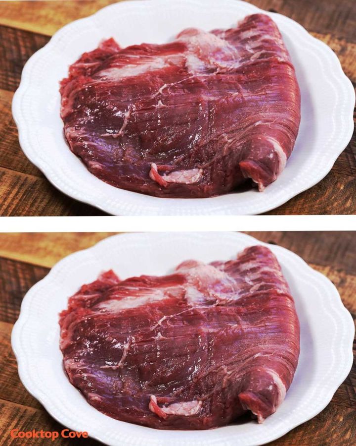 Put flank steak in a slow cooker with these 3 ingredients. It will change your life