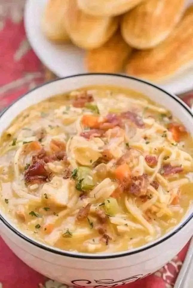 Crack Chicken Noodle Soup