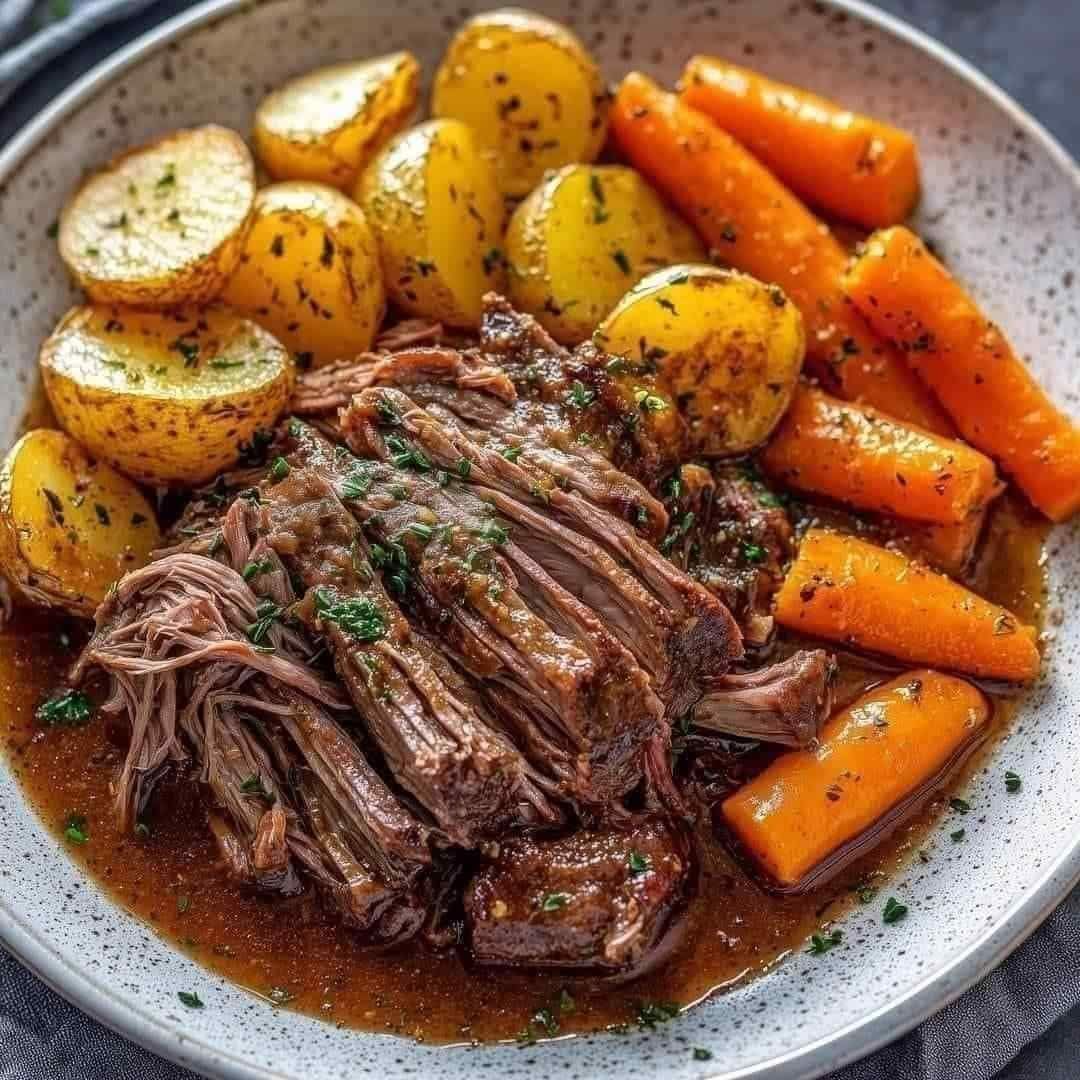 Pot Roast with Potatoes and Carrots 