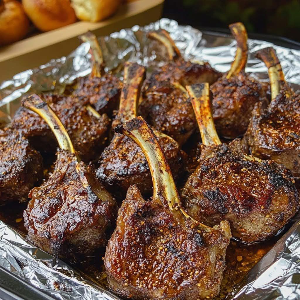 Garlic Herb Lamb Chops Recipe