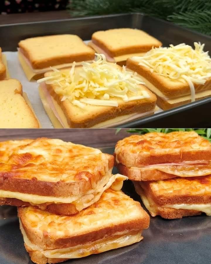 Delicious Baked Ham and Cheese Sandwich Recipe