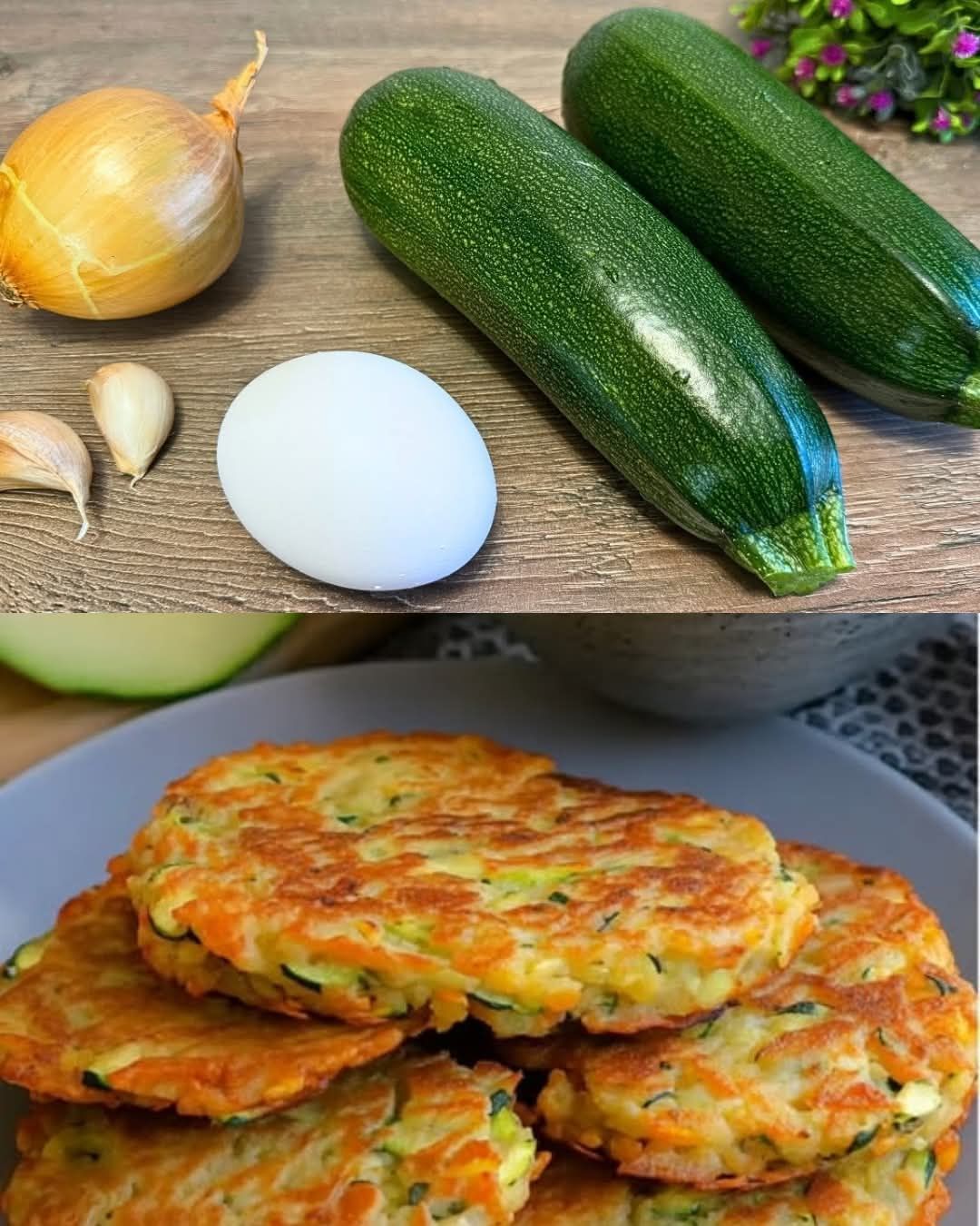 Zucchini, Potato, and Carrot Fritters