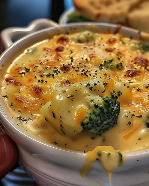 Crock Pot Potato Broccoli Cheddar Soup