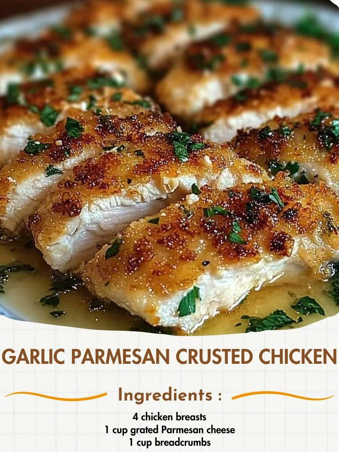 Garlic Parmesan Crusted Chicken