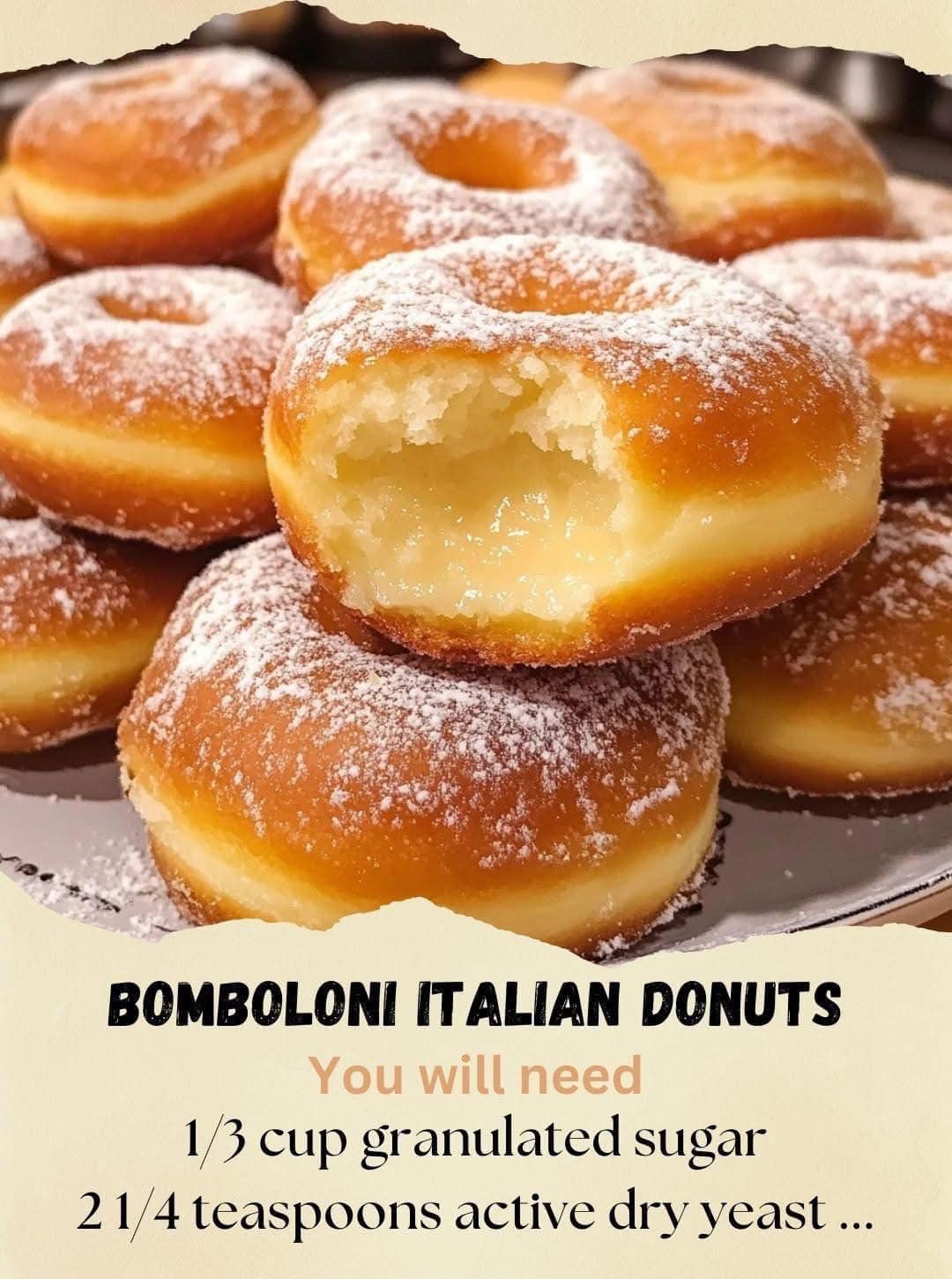 Bomboloni Italian Donuts