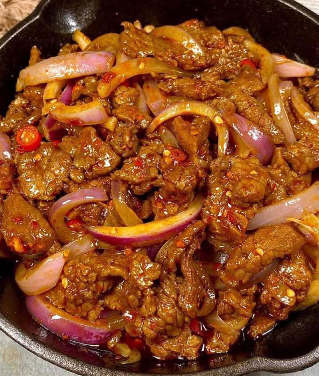 Onion and Cumin Beef Stir-fry Recipe