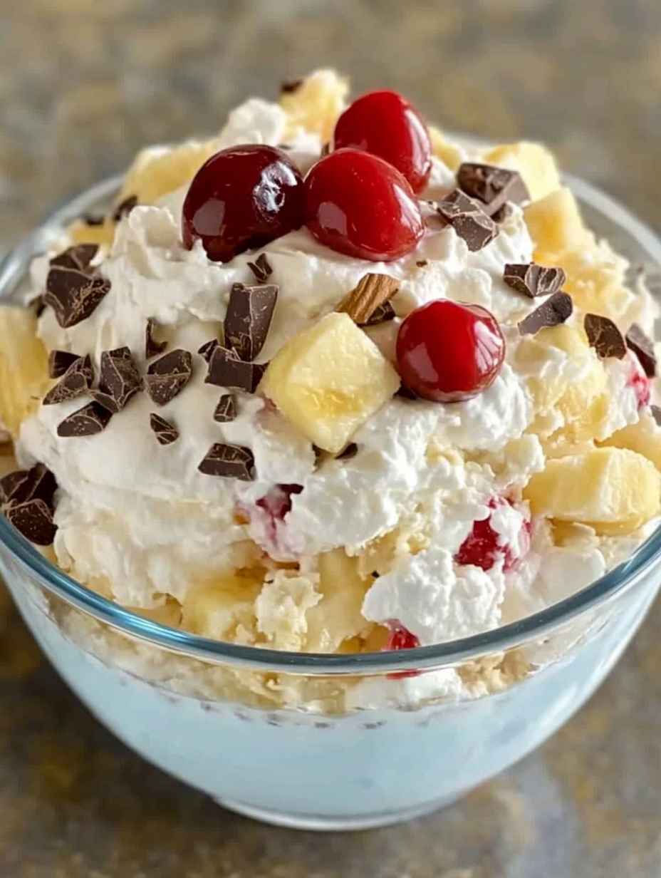 Banana Split Fluff Salad