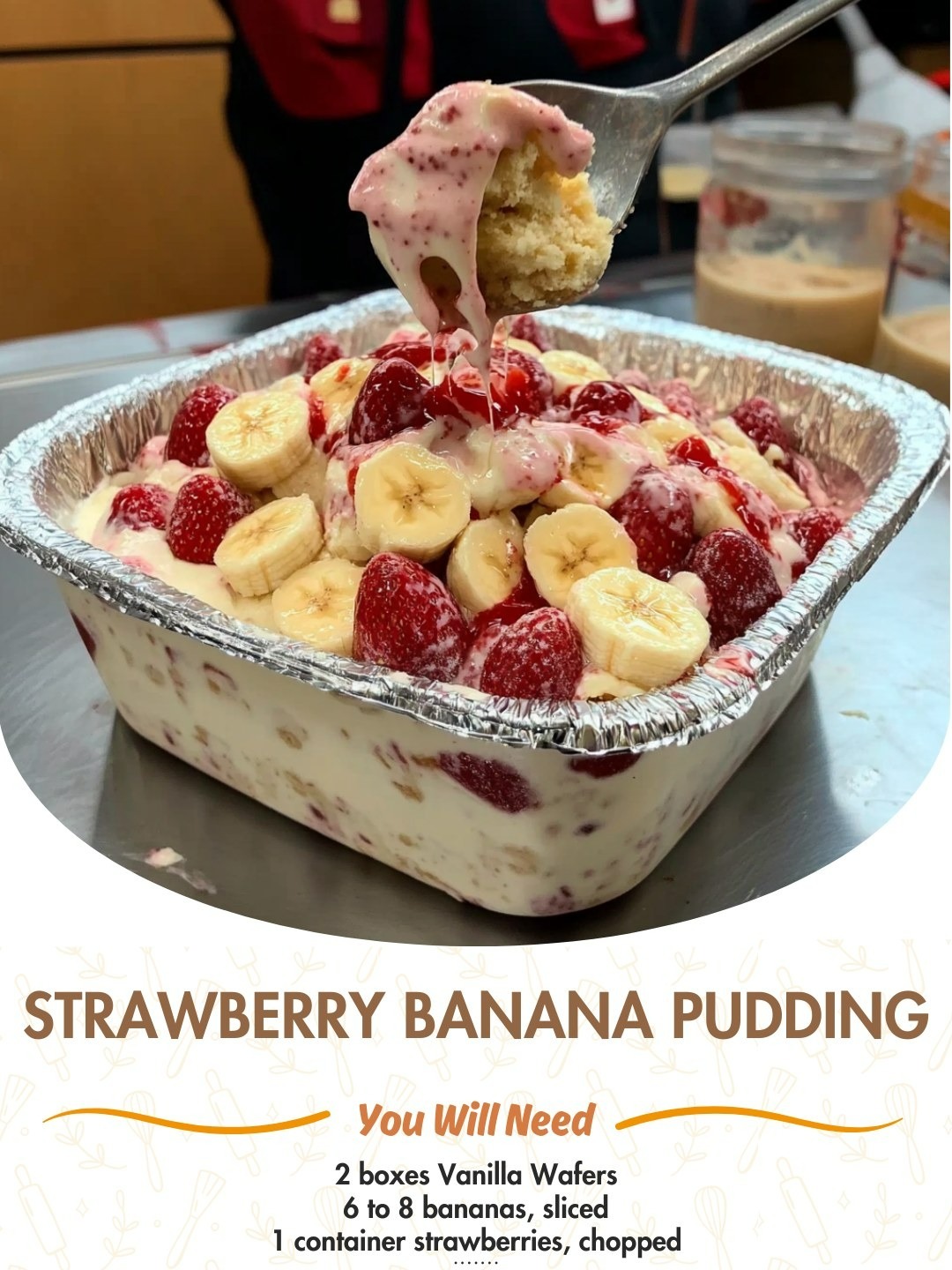 Strawberry Banana Pudding