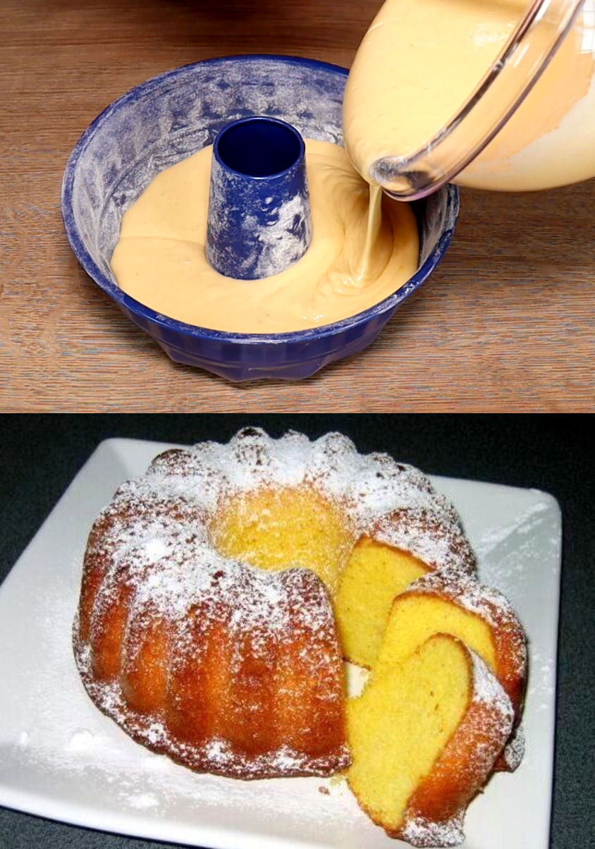 The family loves this banana bundt cake, I bake it every week!