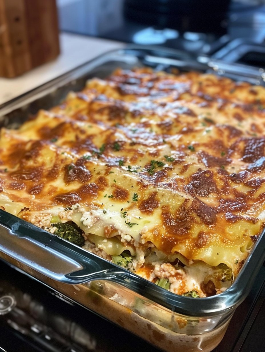 Chicken and Broccoli Lasagna