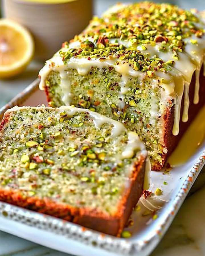 Pistachio Lemon Breakfast Bread