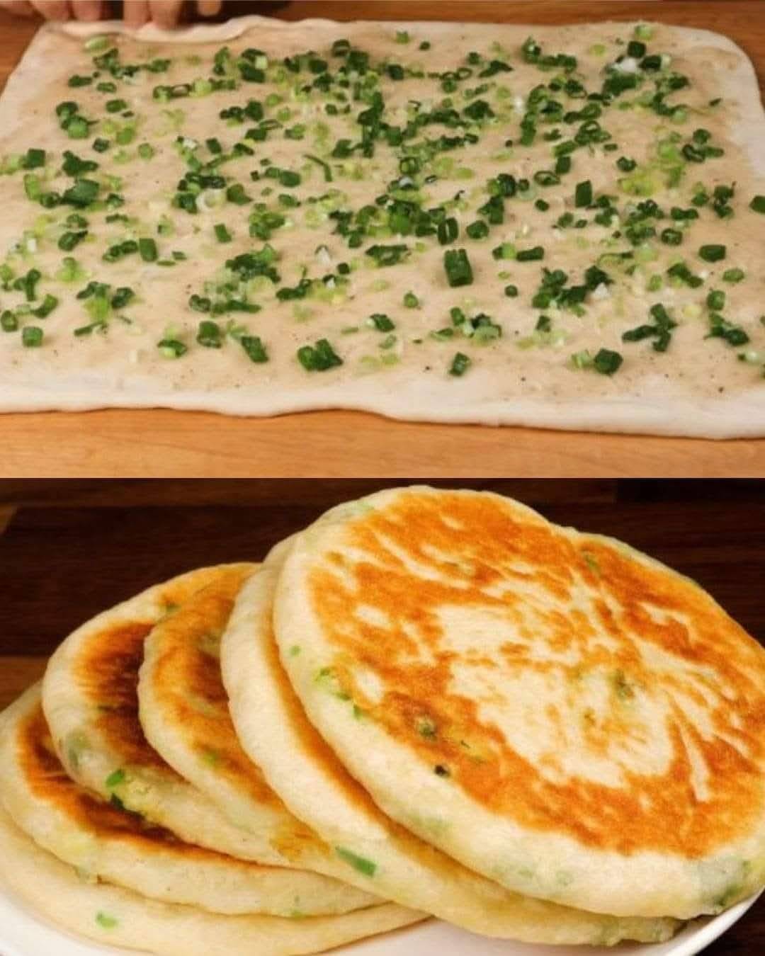 Pan-Fried Green Onion Rolls