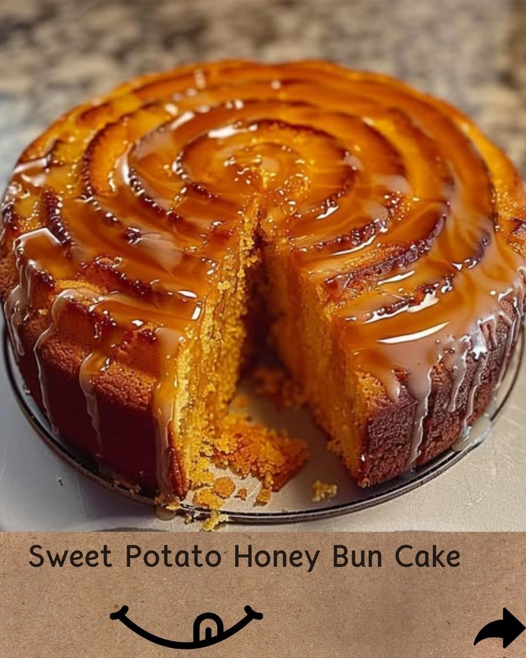 Sweet Potato Honey Bun Cake