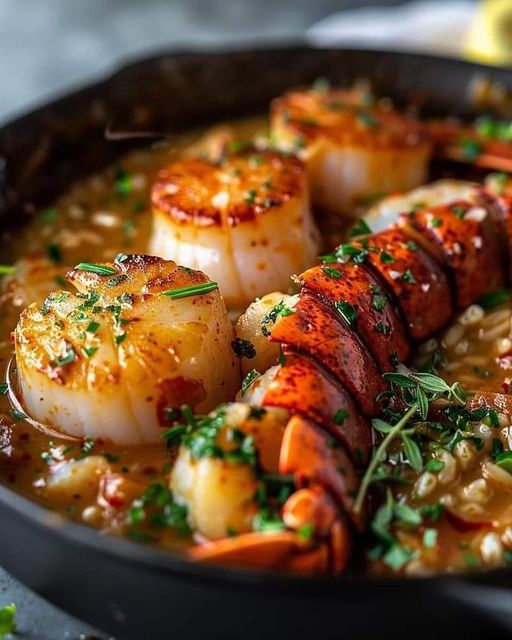 Luxe Cajun Seafood Gumbo with Scallops and Lobster