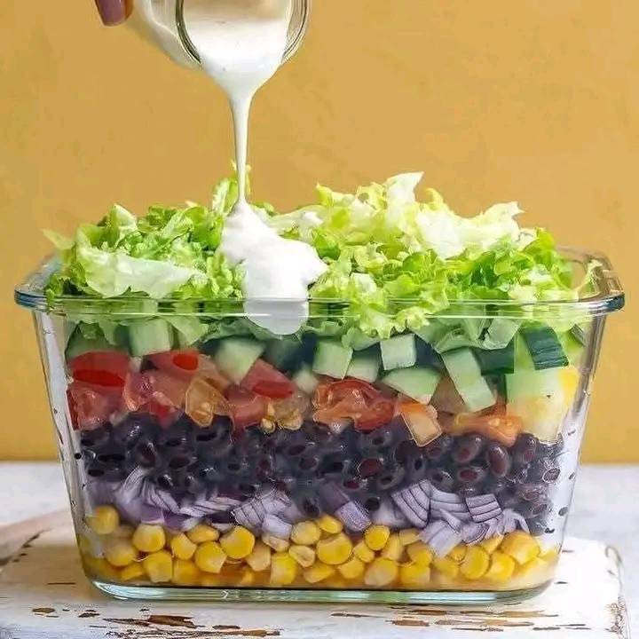 CFC Layered Bean Salad