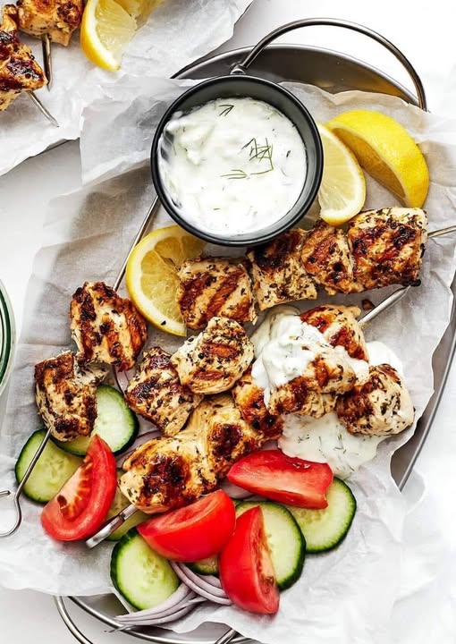 Greek Chicken Souvlaki Recipe 