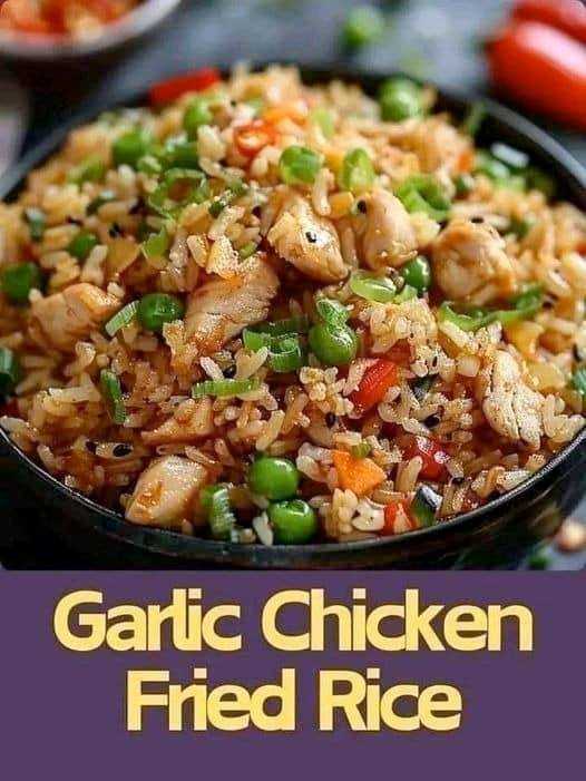 Garlic Chicken Fried Rice