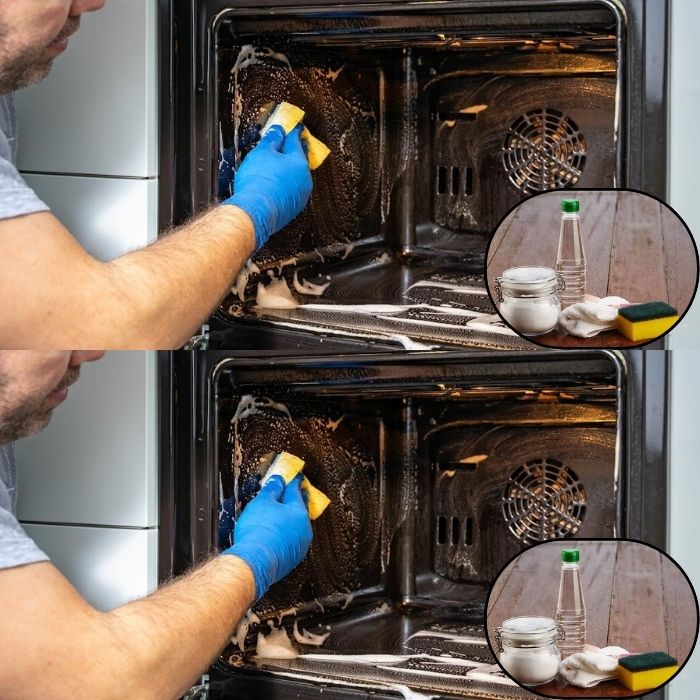 A clever trick for cleaning your oven while you sleep