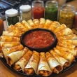 Perfect for New Year’s Eve or Game Day: Blooming Quesadilla Ring!