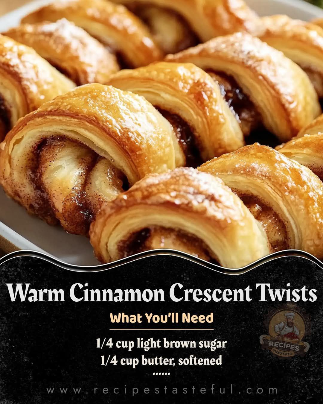 Warm Cinnamon Crescent Twists