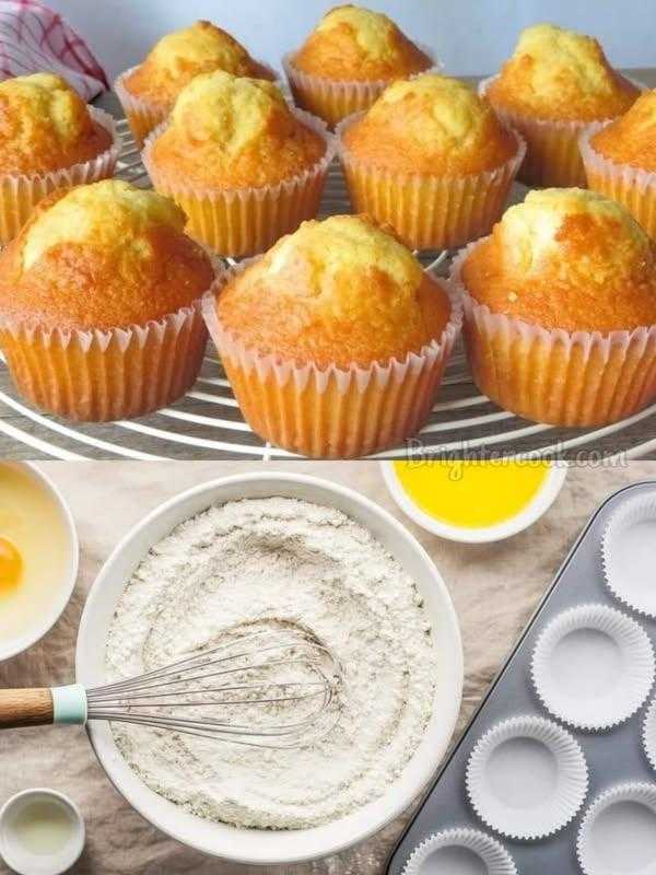 Super Fluffy Homemade Muffins recipe