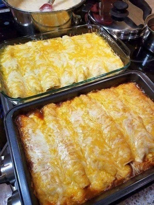 Cream Cheese Chicken Enchiladas