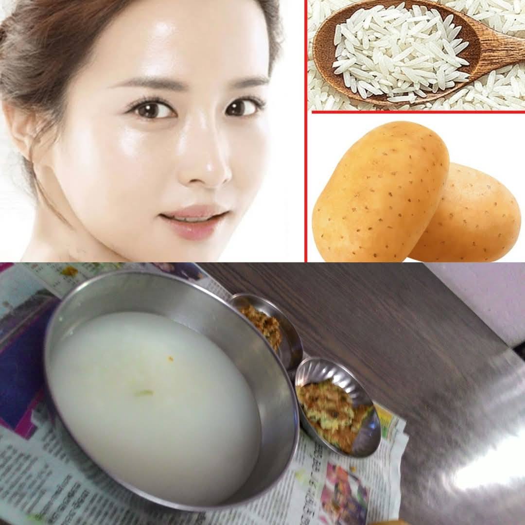 Japanese Secret 🌹 for Skin Whitening: Remove Pigmentation and Melasma Fast with Potato and Rice 