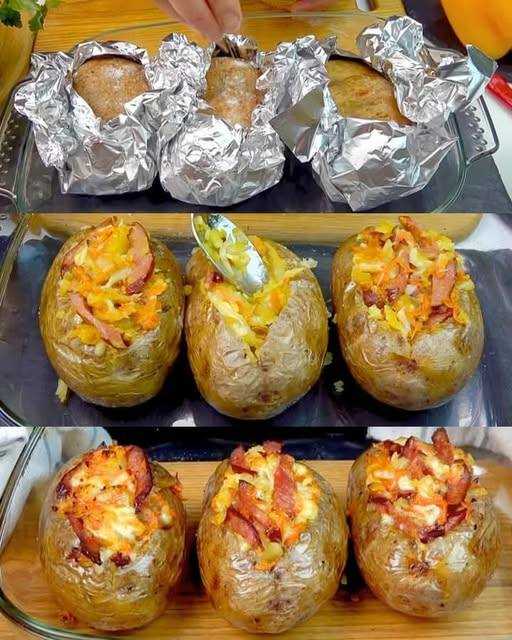 Stuffed potatoes: the tasty recipe that no one can resist