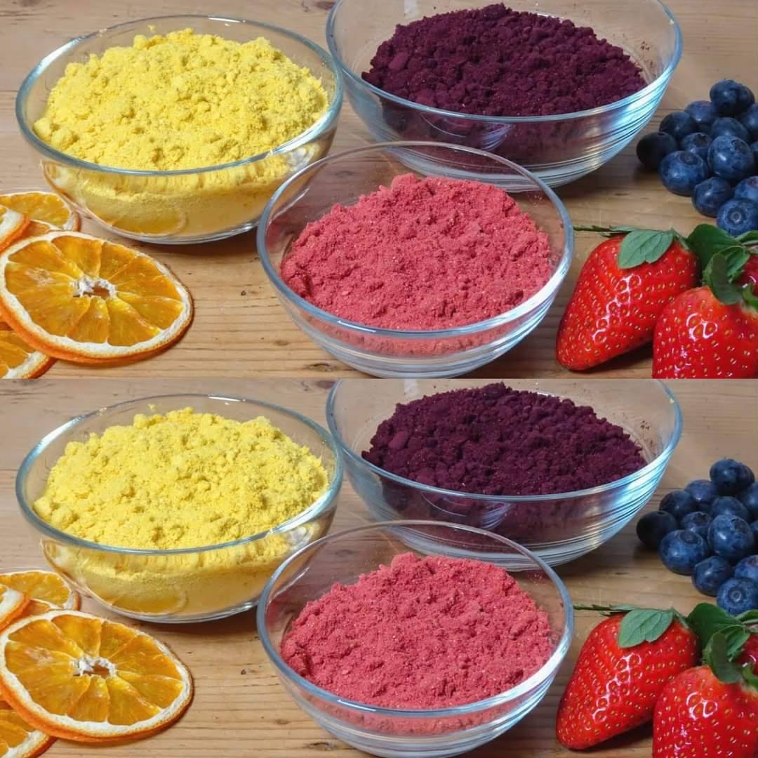 DIY Dried Fruit Powder for Natural Food Flavoring and Coloring