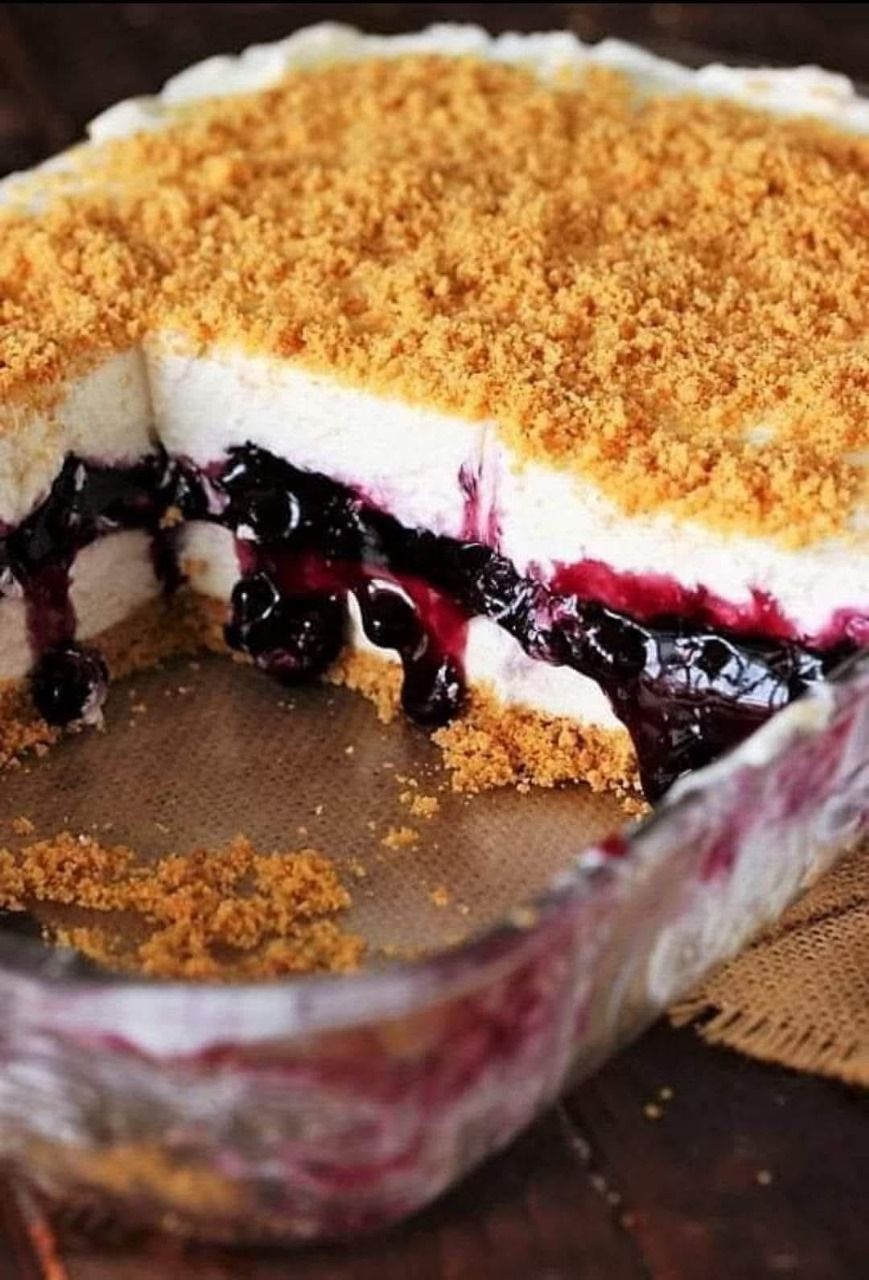 NO-BAKE BLUEBERRY