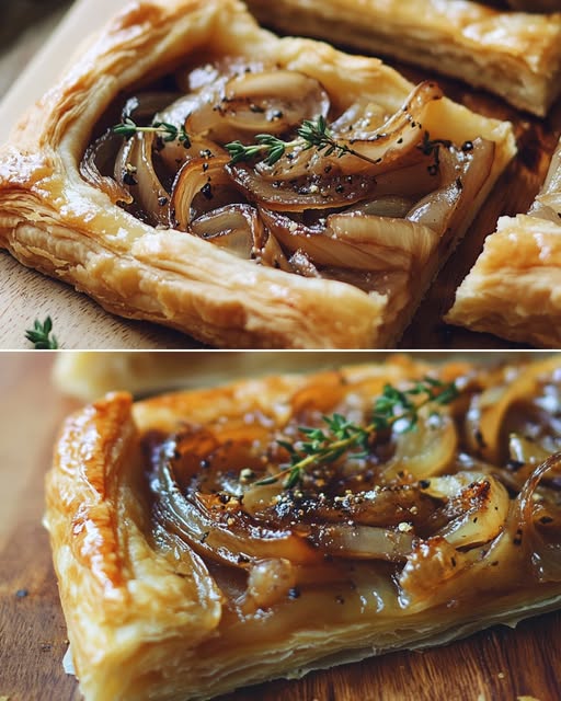 Rustic French Caramelized Onion Tart