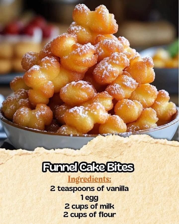 Funnel Cake Bites Recipe – OMG