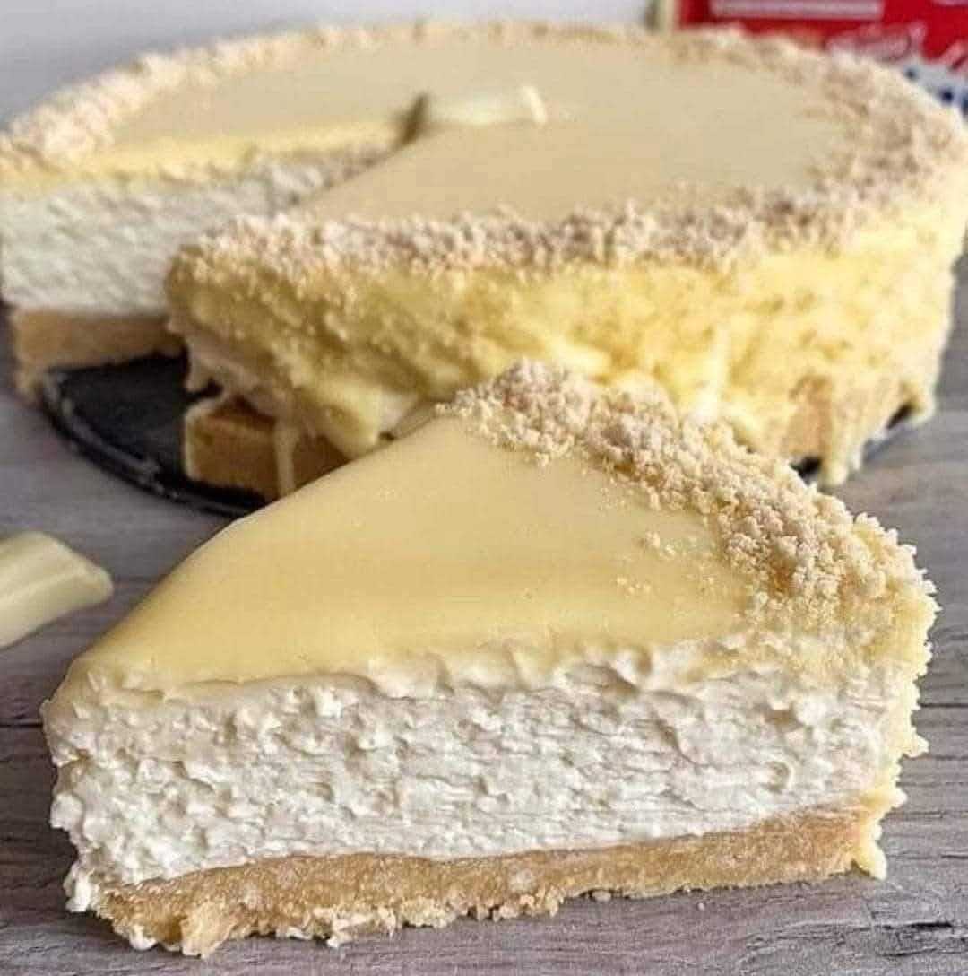 No-Bake White Chocolate Cheesecake