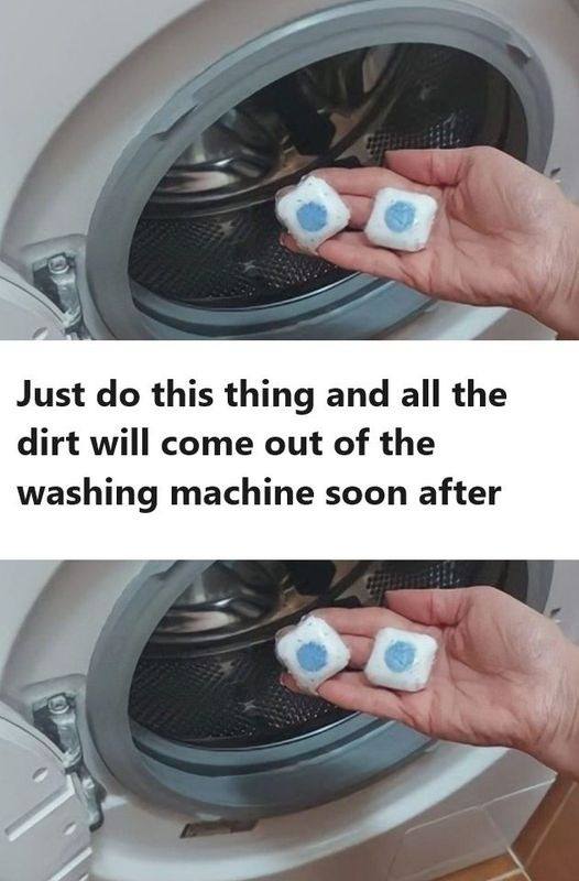 Just do this thing and all the dirt will come out of the washing machine soon after