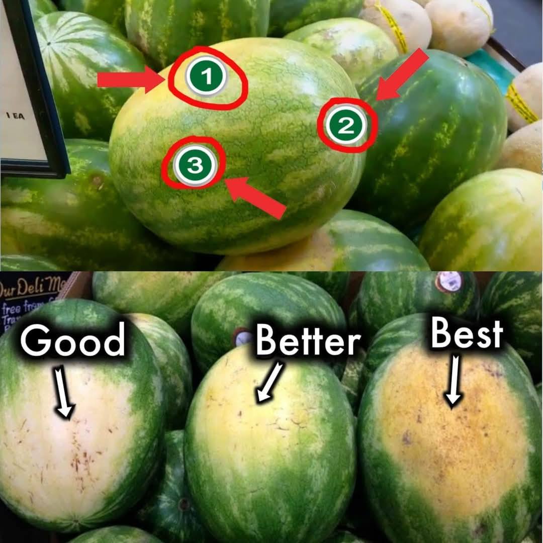 How to pick a sweet and juicy watermelon