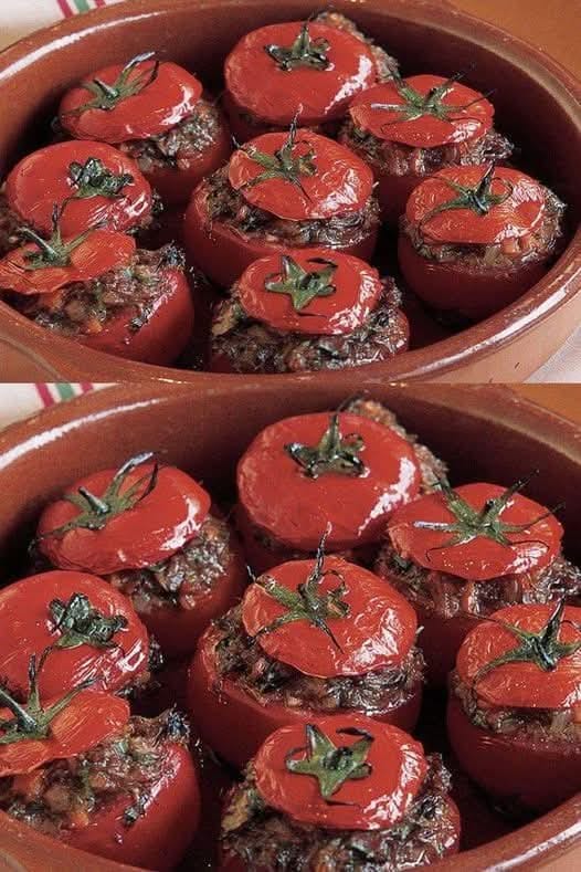 The authentic stuffed tomatoes very delicious