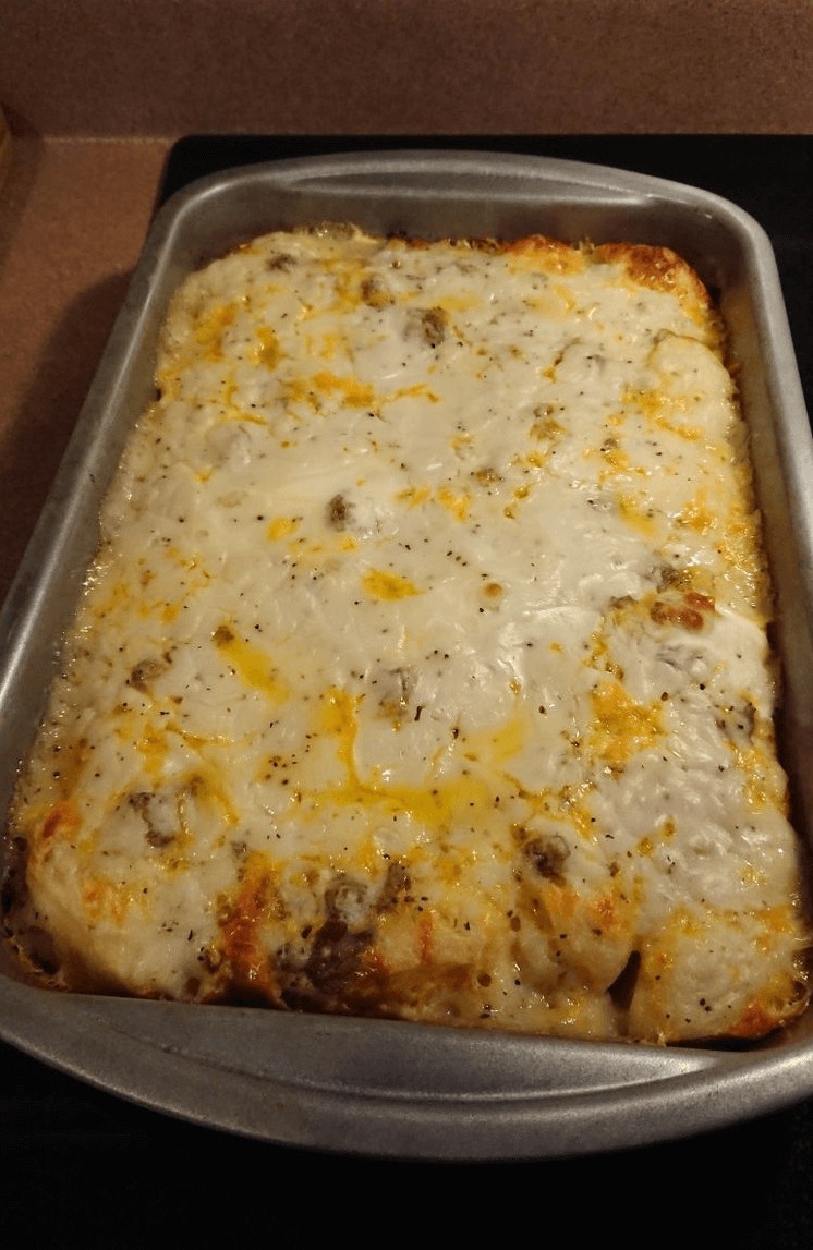 Biscuits and Gravy Casserole