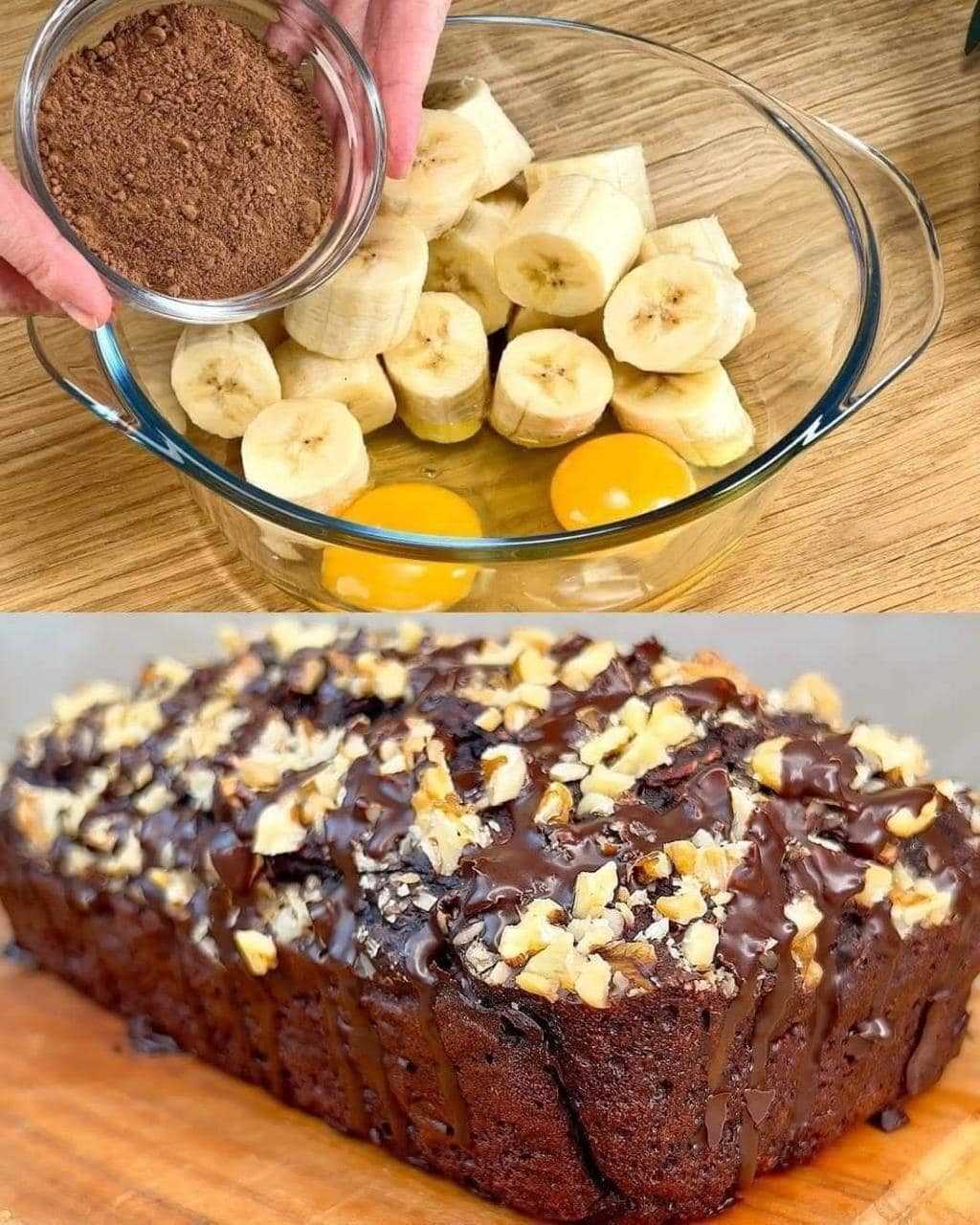 No more sugar! Take oatmeal, cocoa and bananas and make this dessert!