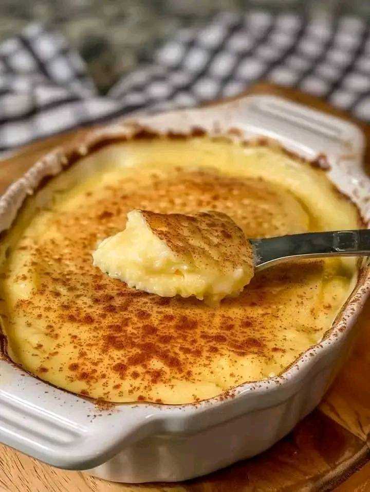 Creamy Baked Rice Pudding with Cinnamon