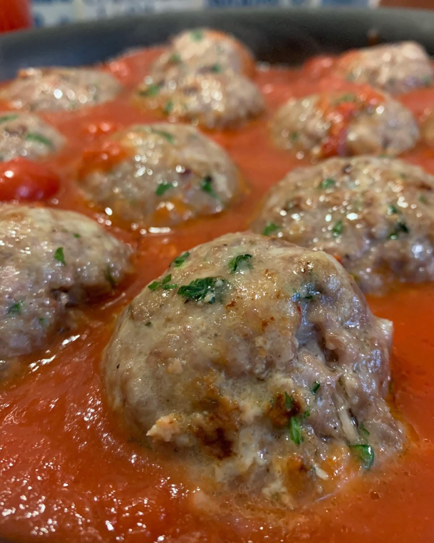 My Extra Cheesy Meatballs