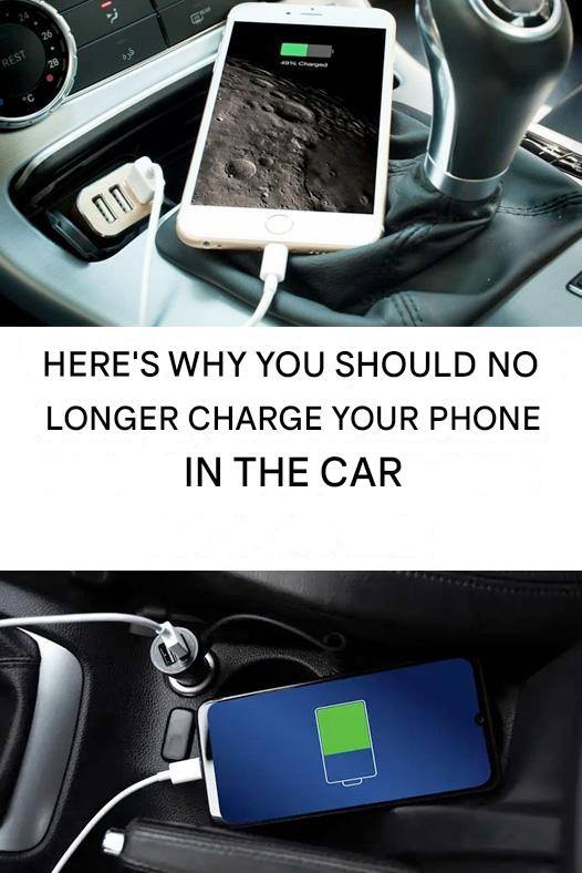 Why you should avoid charging your phone in the car?