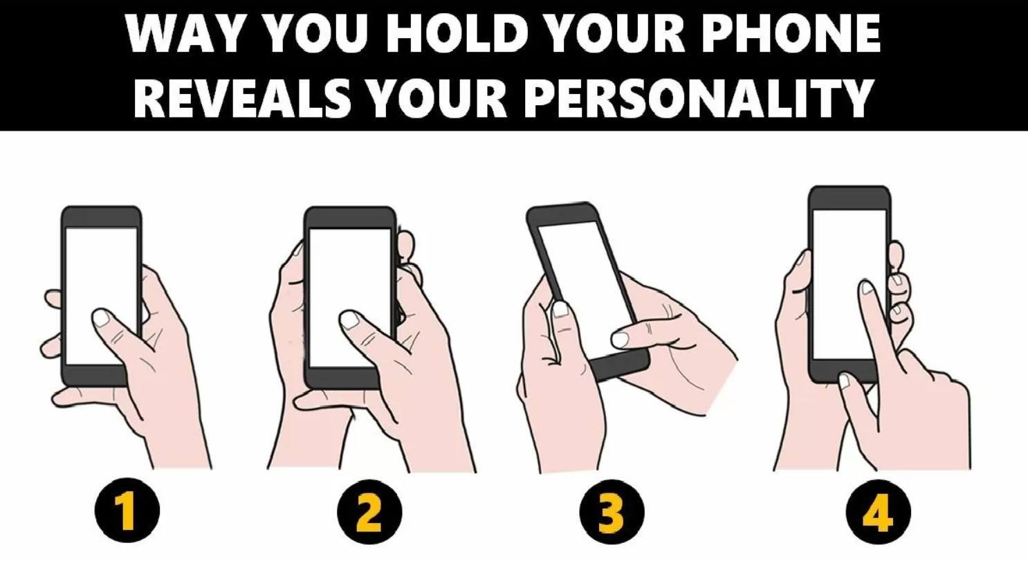 Way You Hold Your Phone Reveals Your Hidden Personality Traits