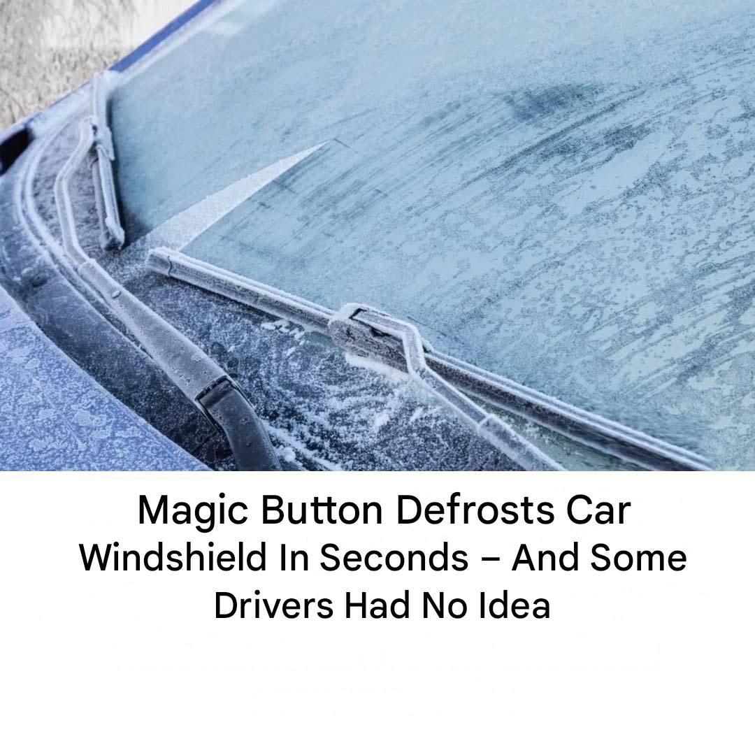 A ‘magic’ button defrosts a car’s windshield in seconds – and some drivers had no idea