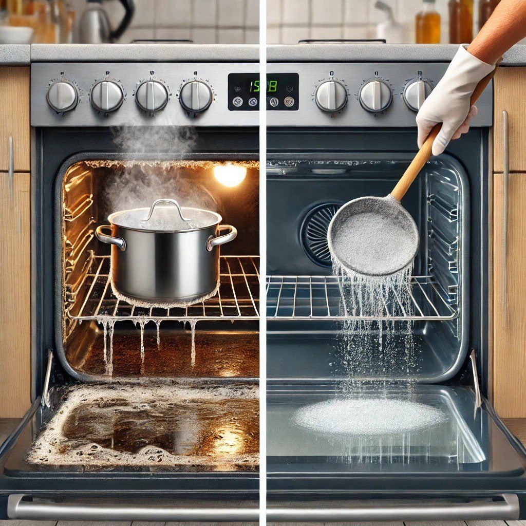 HOW TO CLEAN YOUR OVEN IN MINUTES AND MAKE IT LOOK BRAND NEW