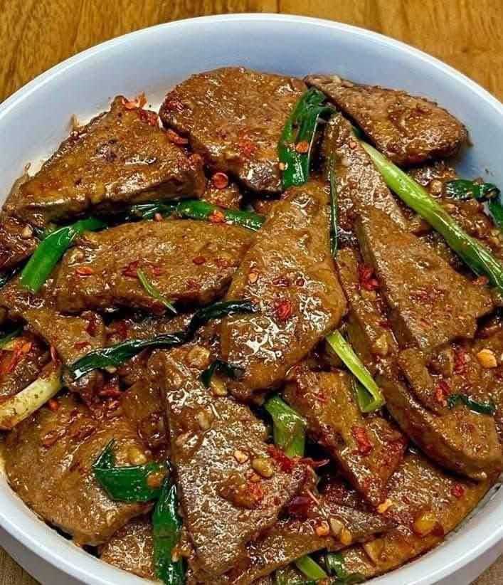 For side dish Fried pork liver