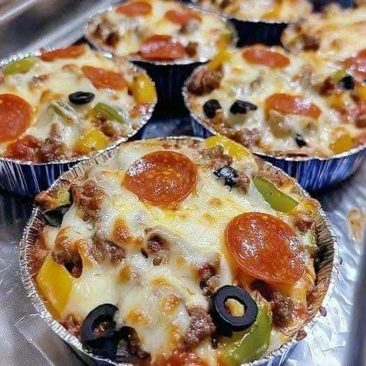 Mini Pizza Cups Recipe